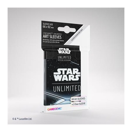 Gamegenic - Star Wars: Unlimited - Art Sleeves Card Back Black